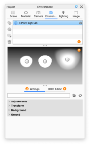 Environment Tab - KeyShot 10 Manual