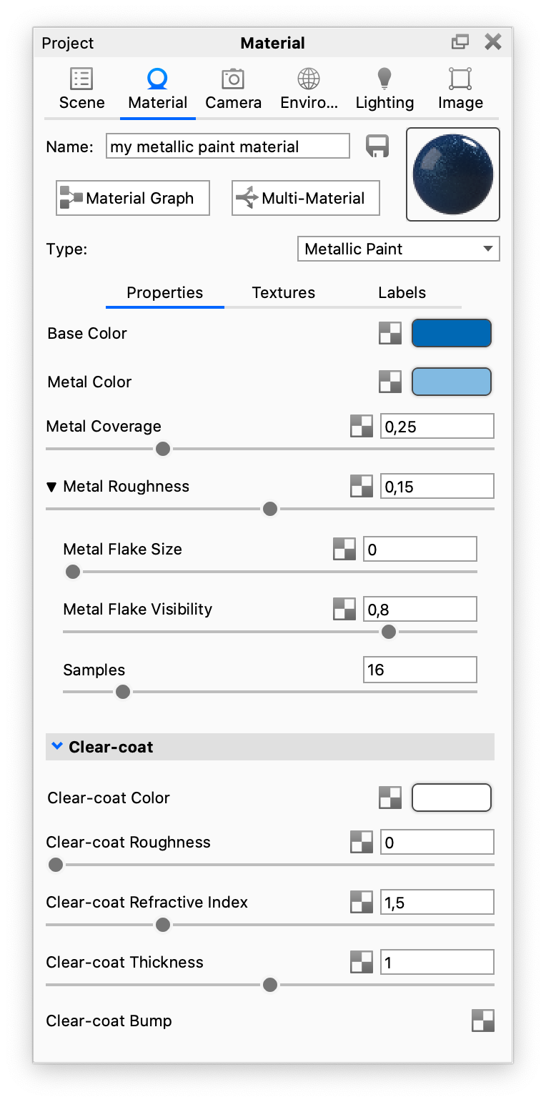 Metallic Paint KeyShot 10 Manual