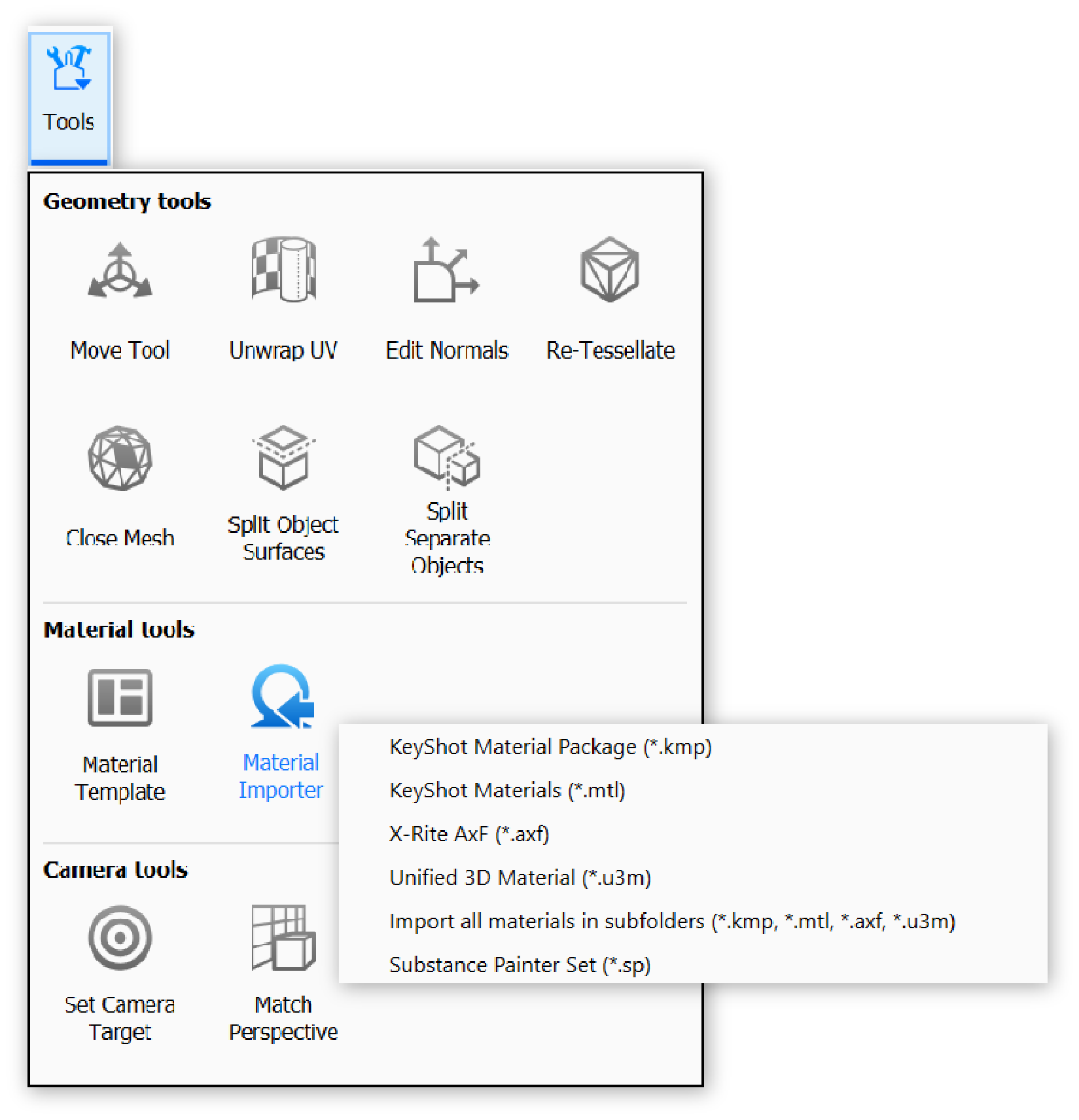 Material Importer - KeyShot 11 Manual