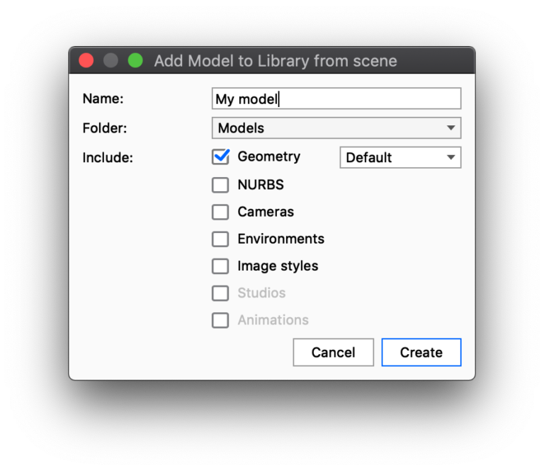 Library Models - KeyShot 11 Manual