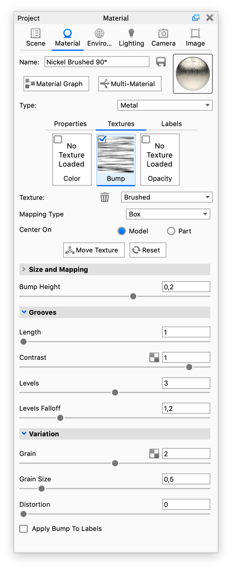 Brushed - KeyShot 11 Manual