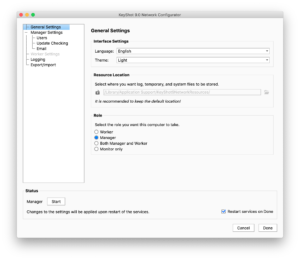 Manager Setup - KeyShot 11 Manual