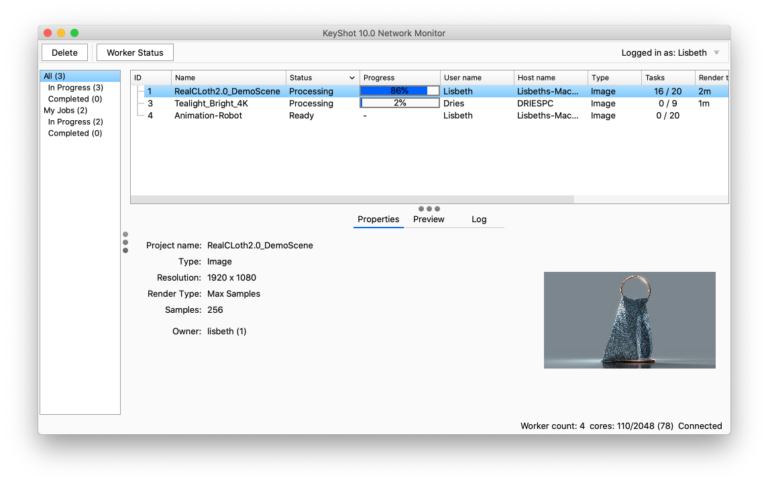 download the last version for mac Keyshot Network Rendering 2023.2 12.1.1.3