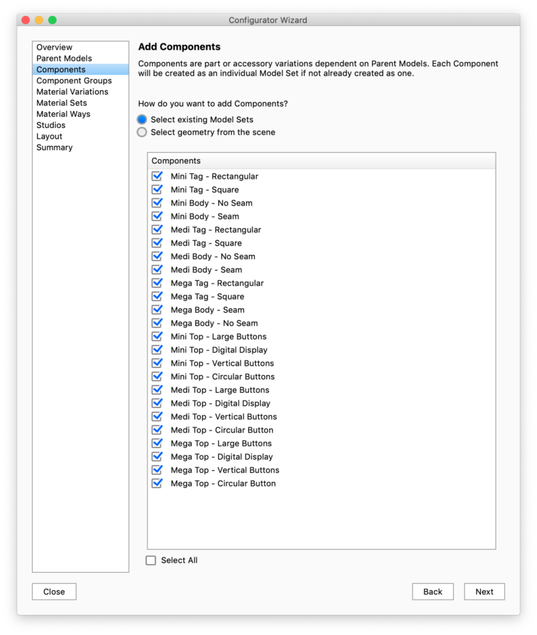 Configurator Wizard - Keyshot Manual