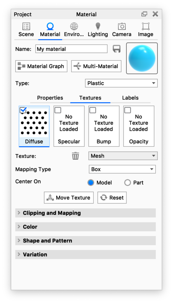 テクスチャ Keyshot Manual