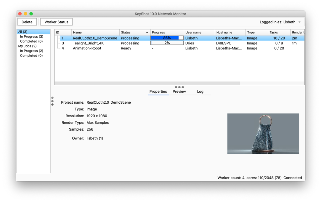 Keyshot Network Rendering 2023.3 12.2.1.2 instal the new for apple