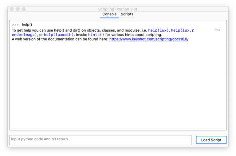 scripting-keyshot-manual