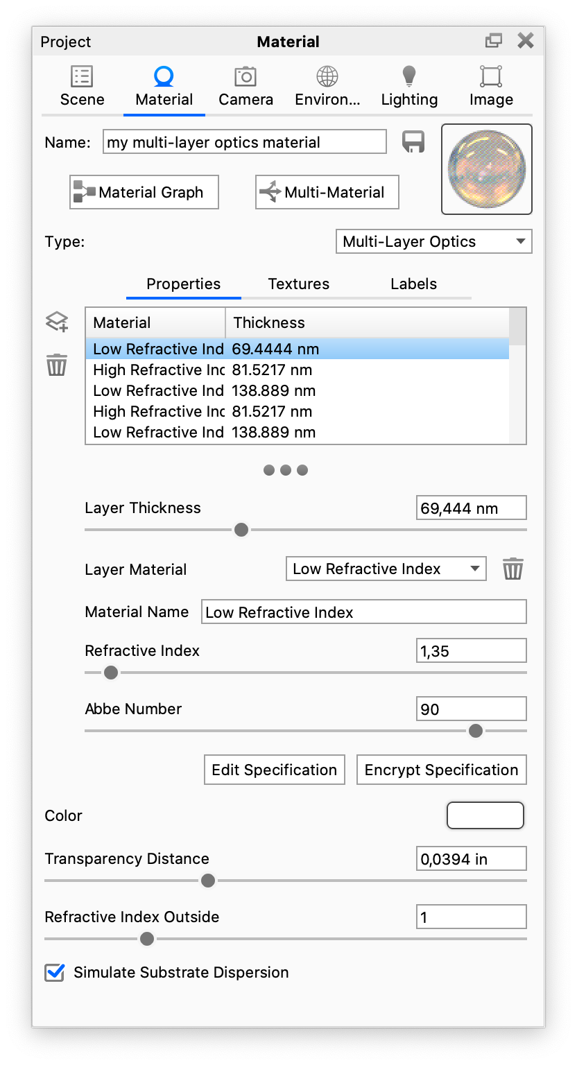Multiple Layer Lens Multi-Layer Optics - Keyshot Manual
